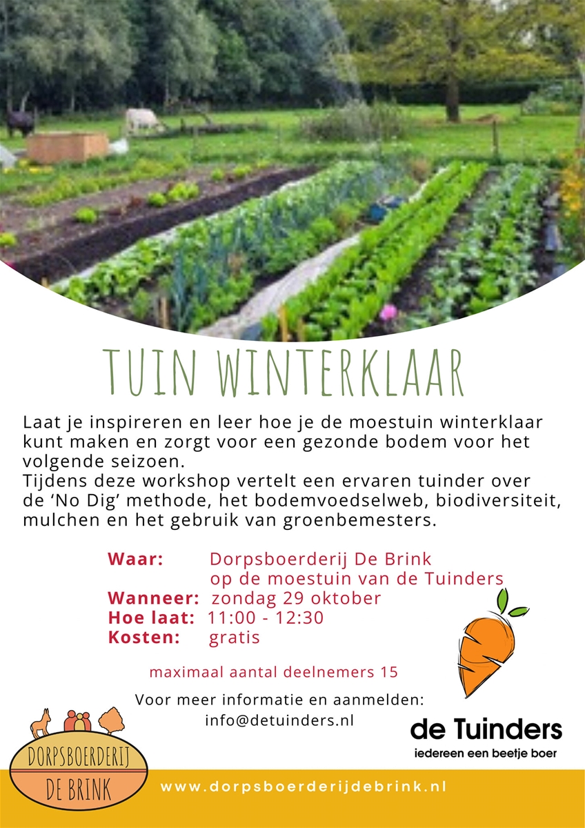 231029-Uitnoding workshop Tuin Winterklaar maken - De Tuinders